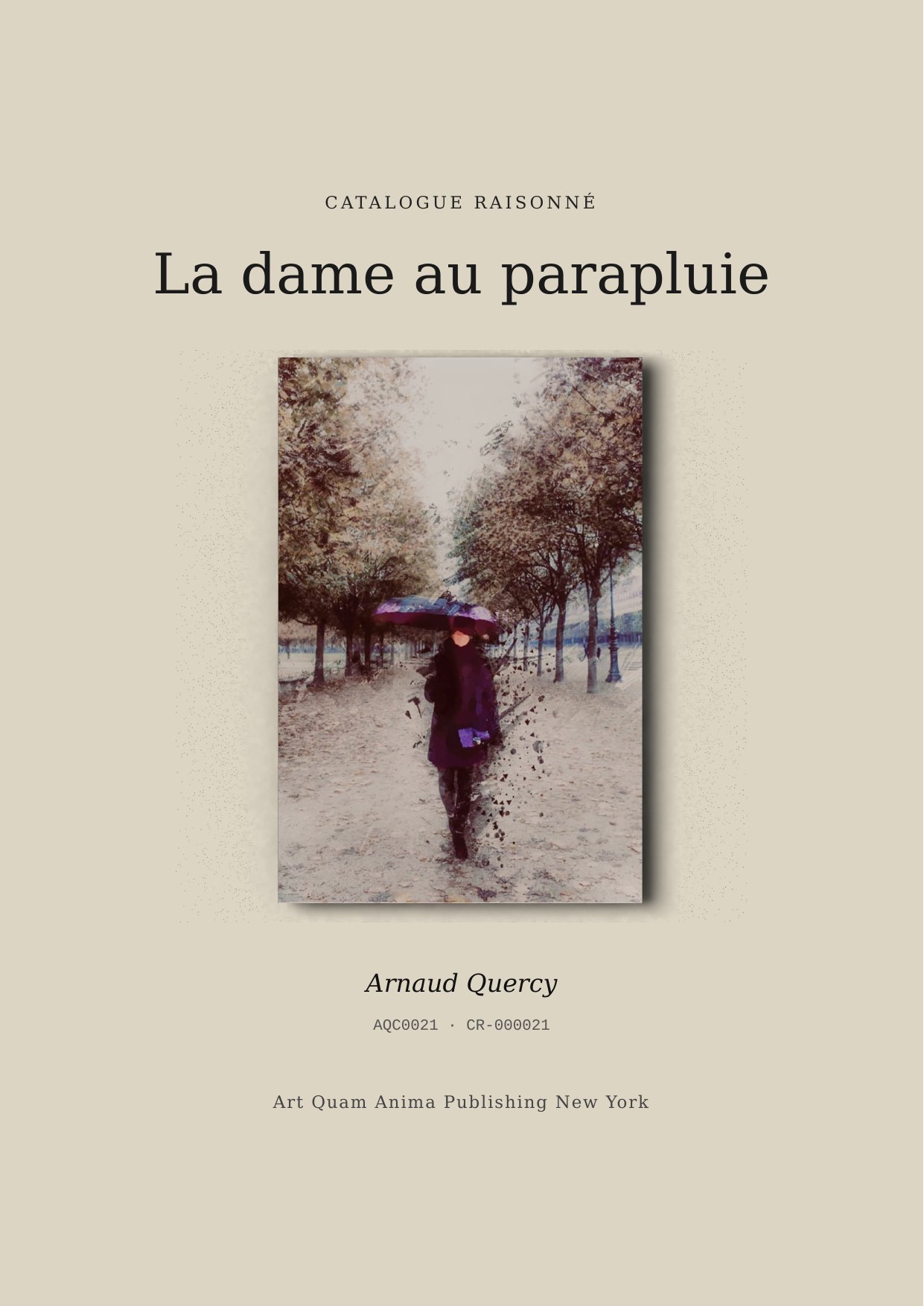 La dame au parapluie