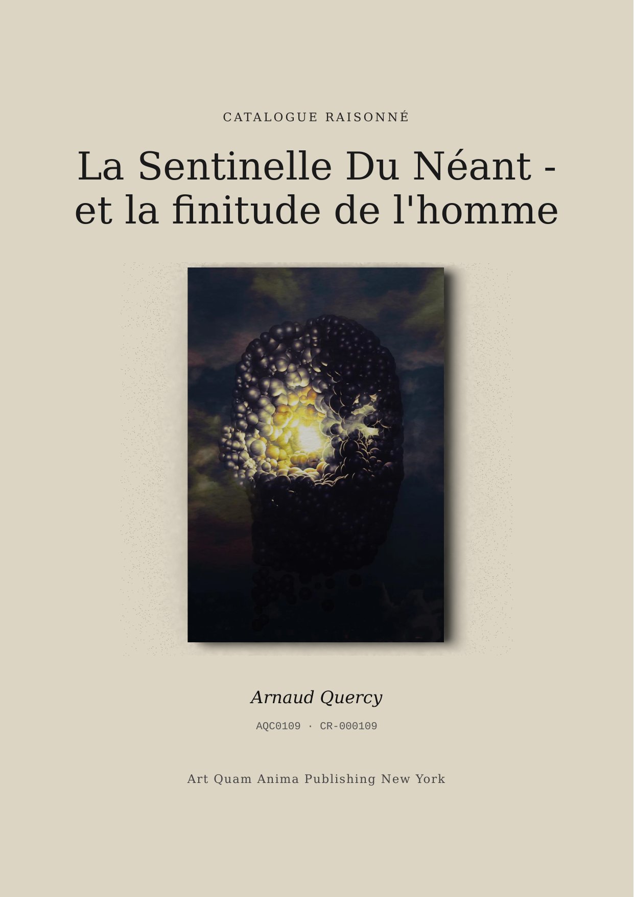 La Sentinelle Du Néant - et la finitude de l'homme