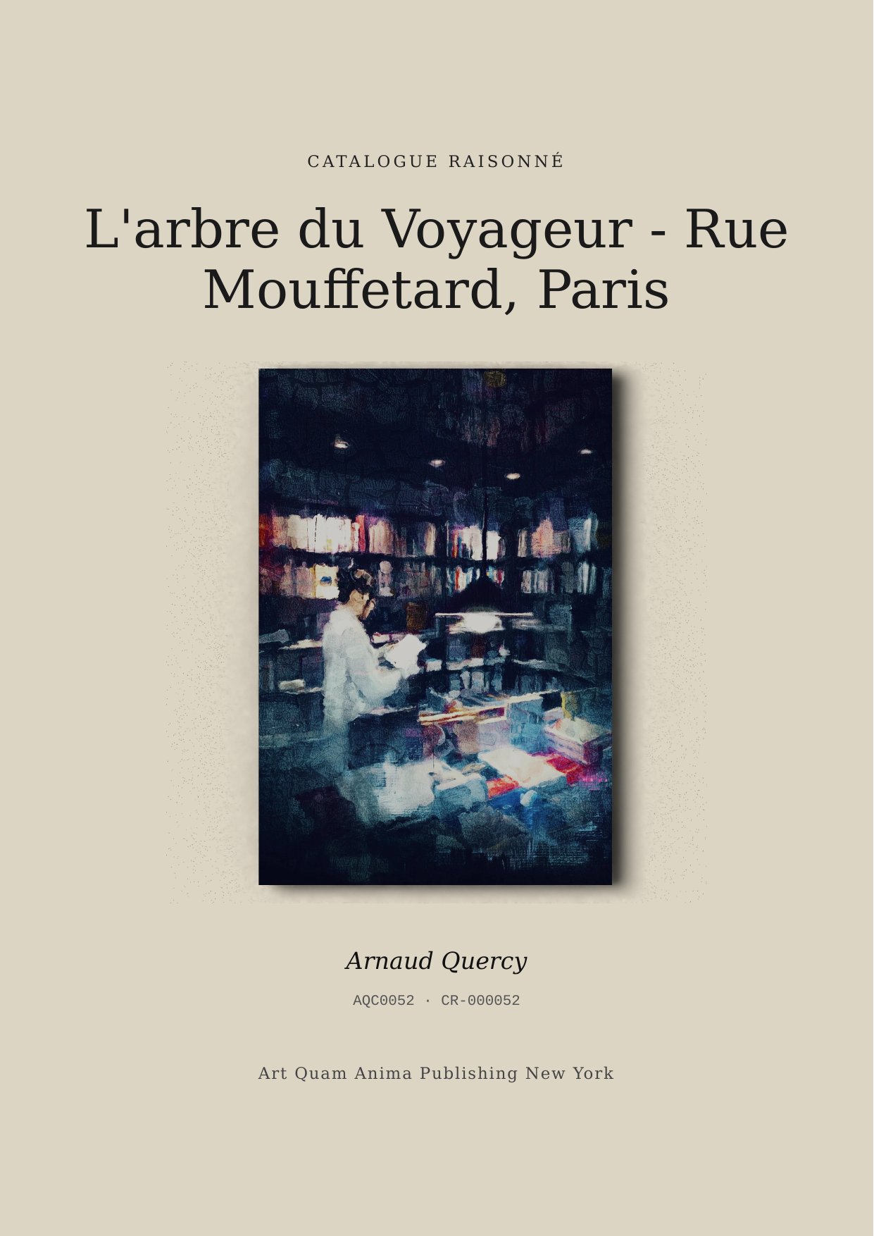 L'arbre du Voyageur - Rue Mouffetard, Paris