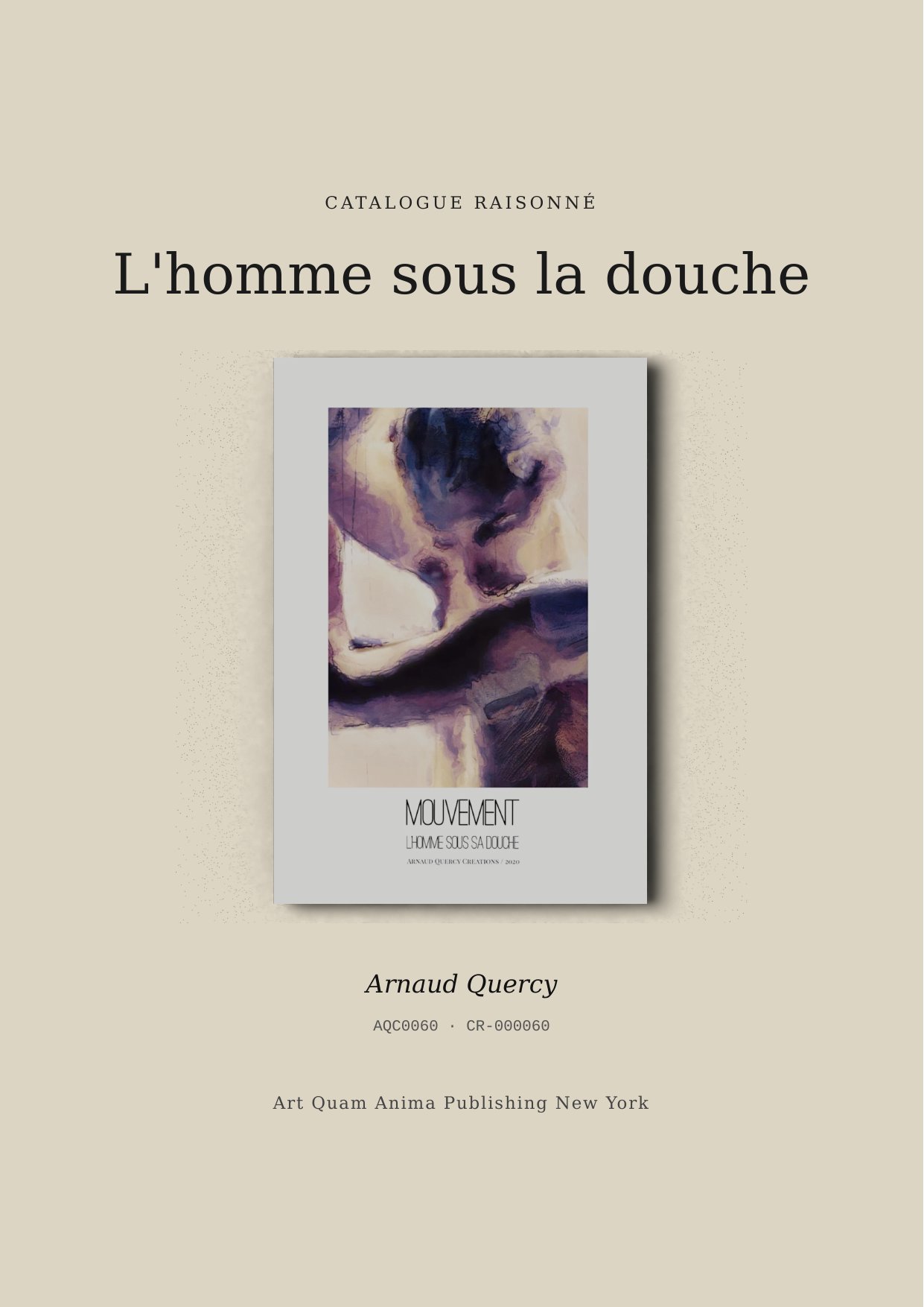 L'homme sous la douche