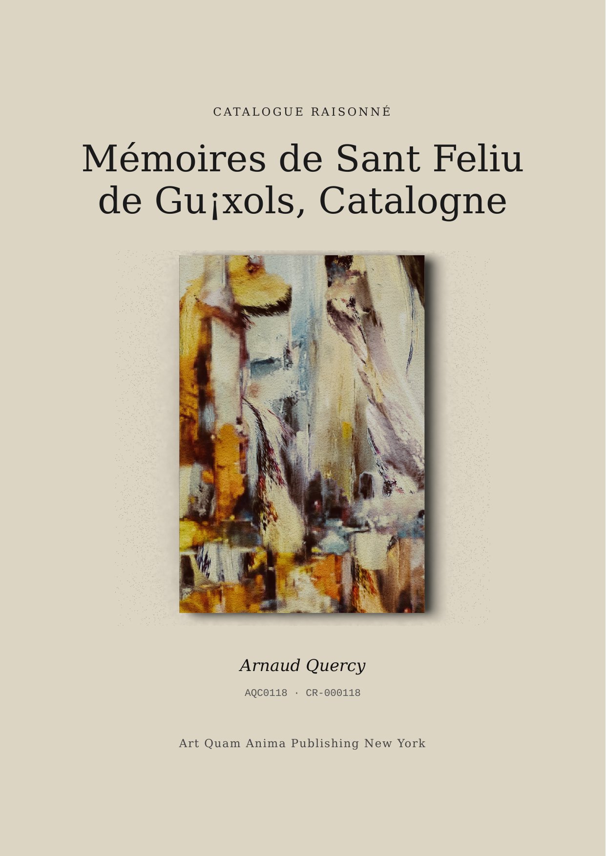 Mémoires de Sant Feliu de Gu¡xols, Catalogne