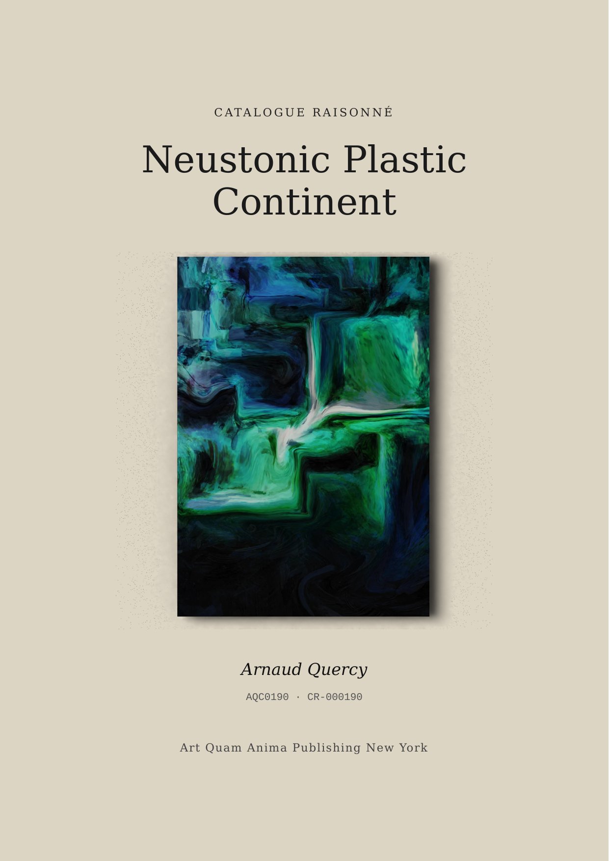 Neustonic Plastic Continent