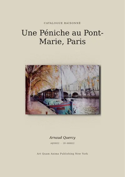 Une Péniche au Pont-Marie, Paris