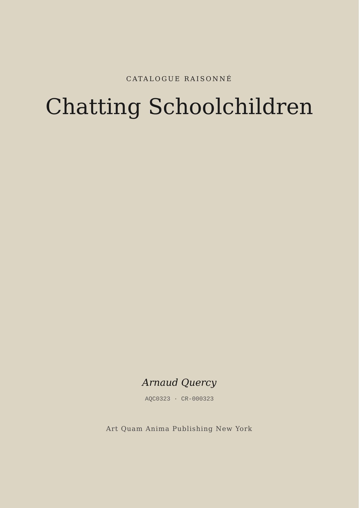 Chatting Schoolchildren