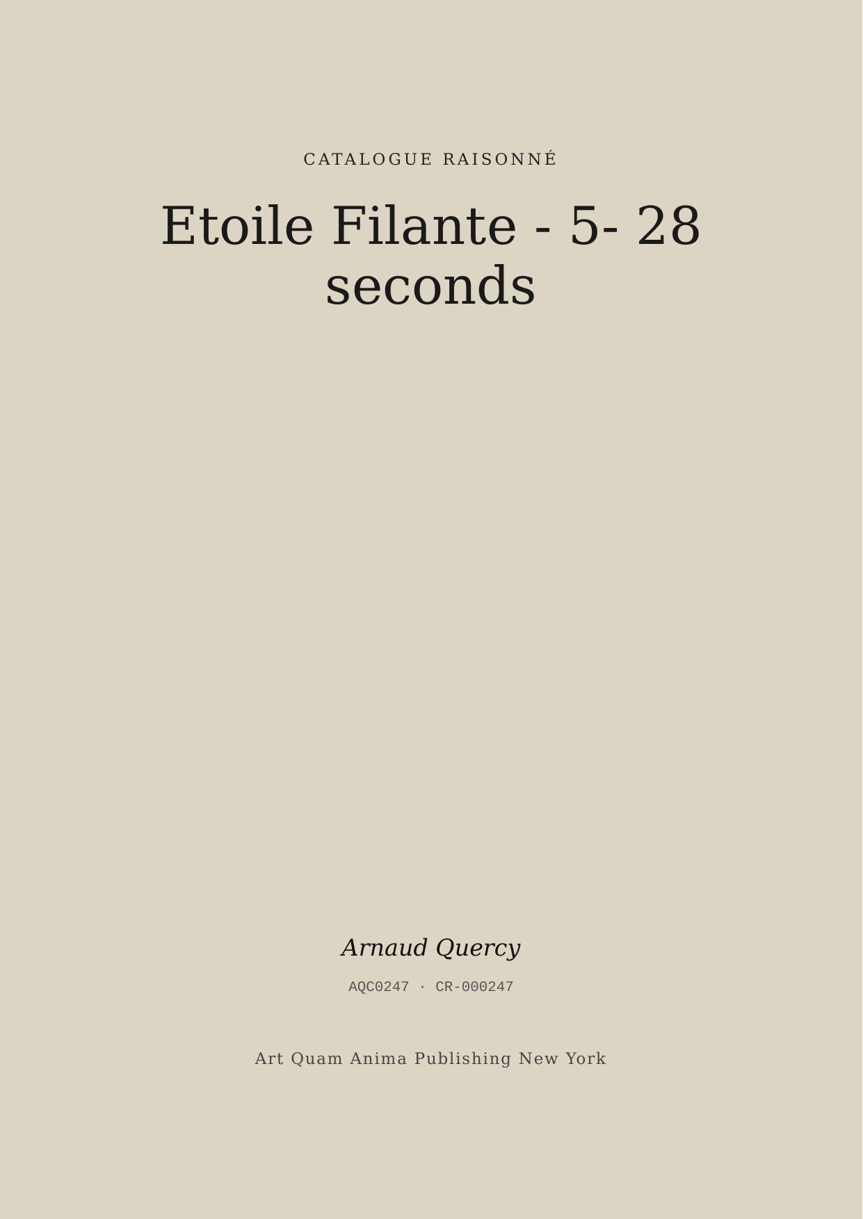 Etoile Filante - 5- 28 seconds