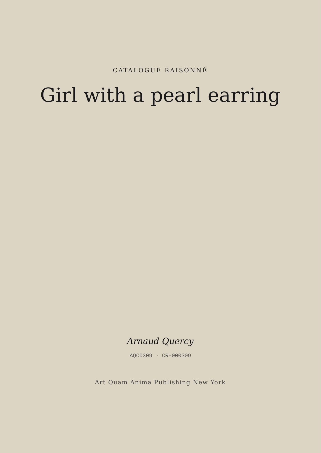 Girl with a pearl earring