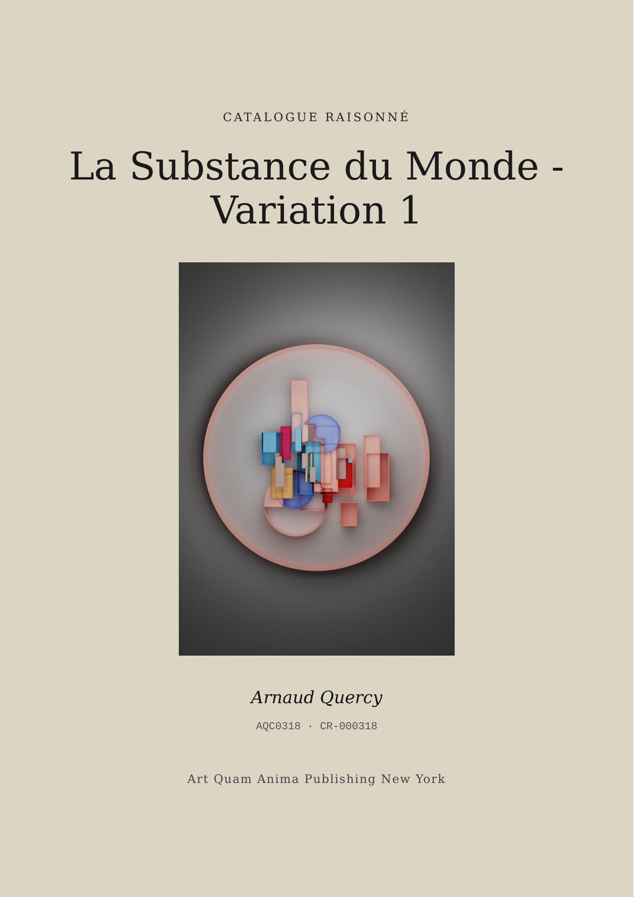 La Substance du Monde - Variation 1