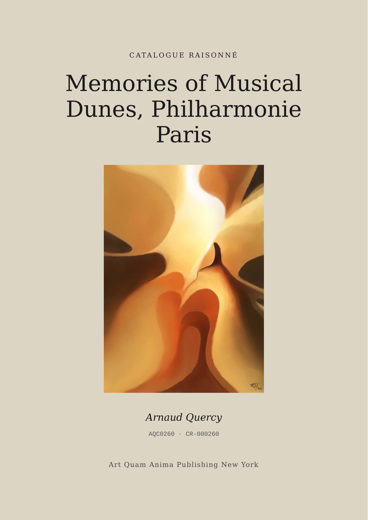 Memories of Musical Dunes, Philharmonie Paris