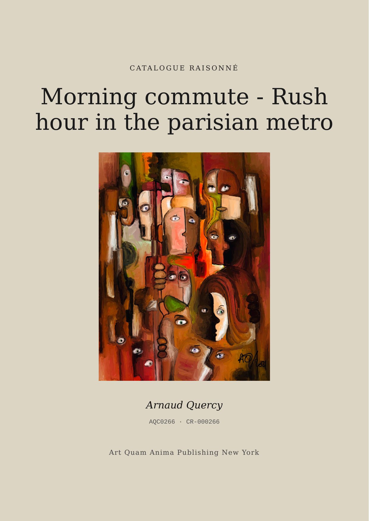 Morning commute - Rush hour in the parisian metro