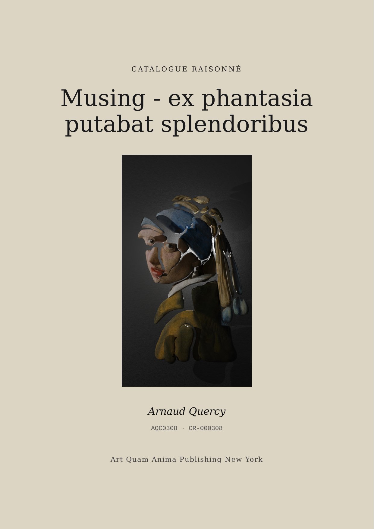 Musing - ex phantasia putabat splendoribus
