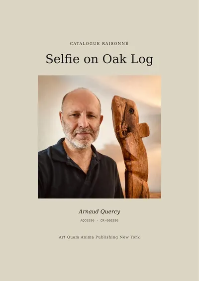 Selfie on Oak Log
