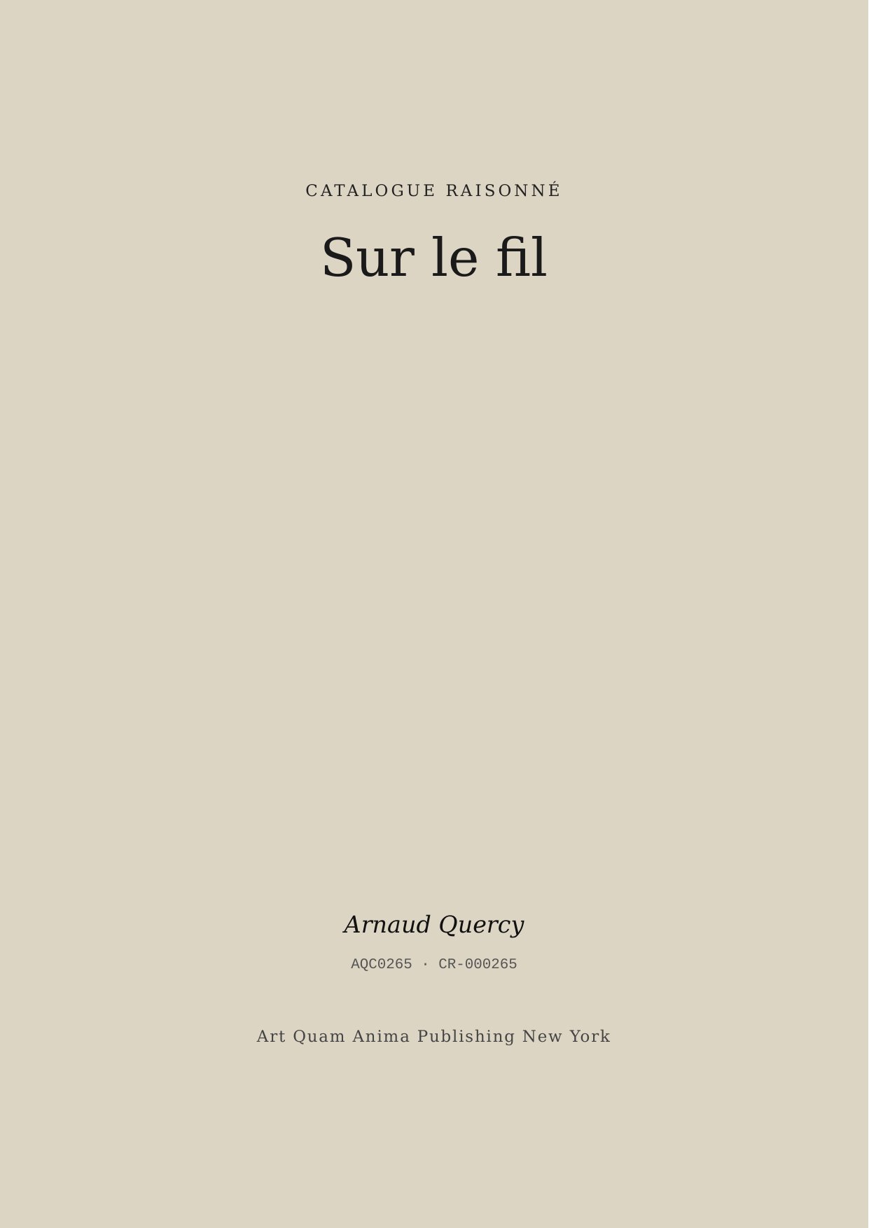 Sur le fil