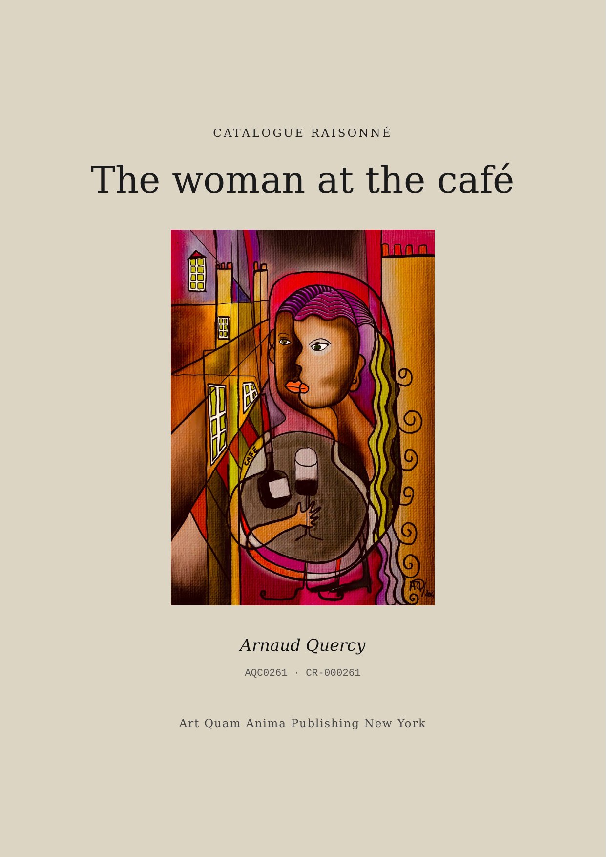 The woman at the café