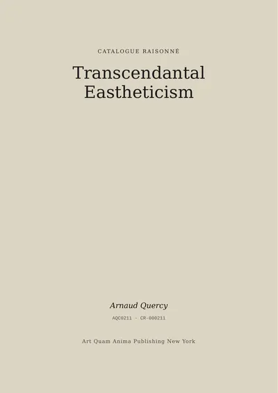 Transcendantal Eastheticism