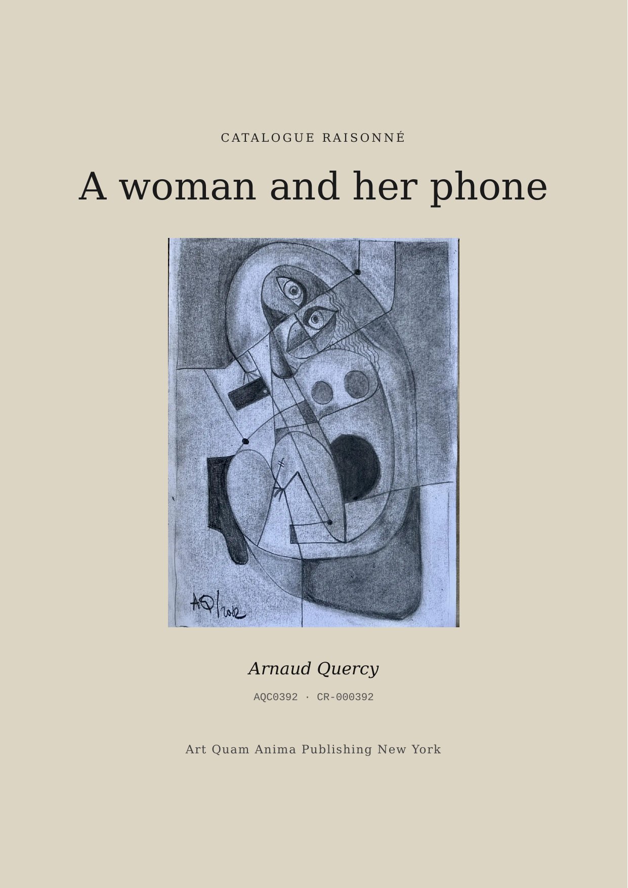 A woman and her phone
