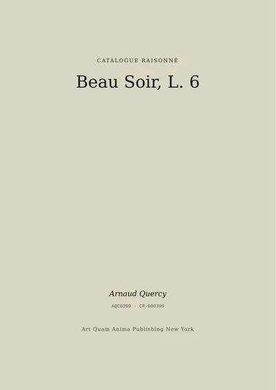 Beau Soir, L. 6
