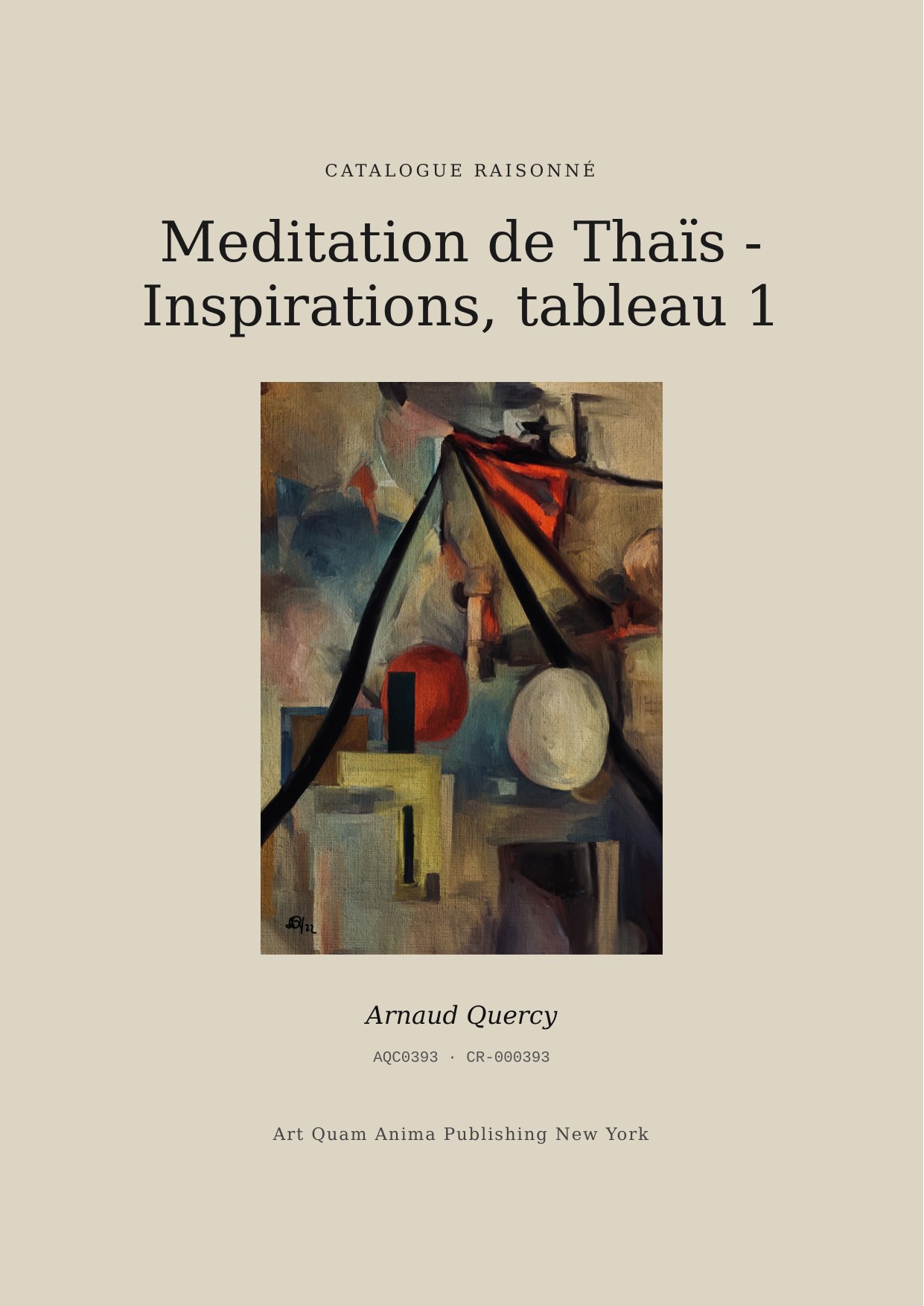 Meditation de Thaïs - Inspirations, tableau 1