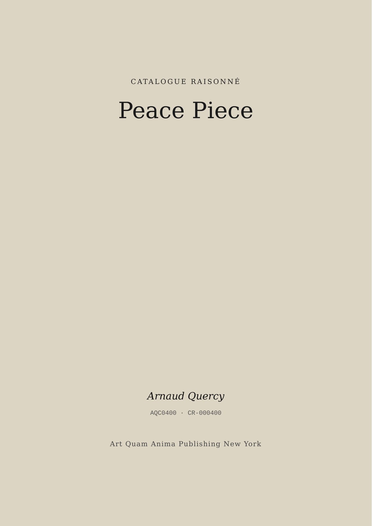 Peace Piece