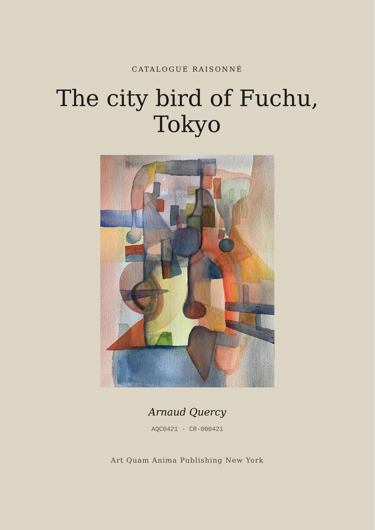 The city bird of Fuchu, Tokyo