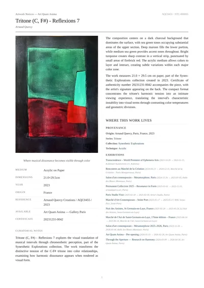 Tritone (C, F#) - Reflexions 7