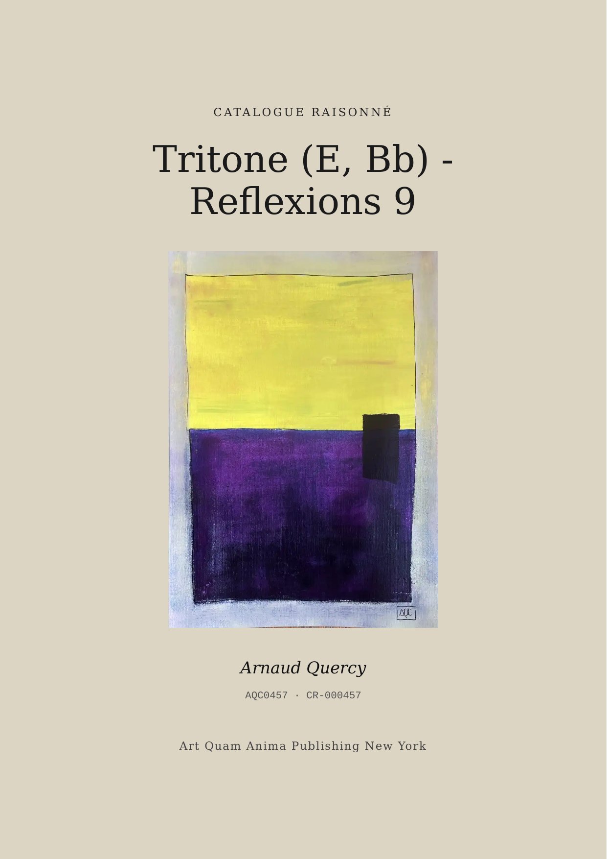 Tritone (E, Bb) - Reflexions 9