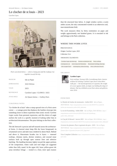 Le clocher de st louis - 2023