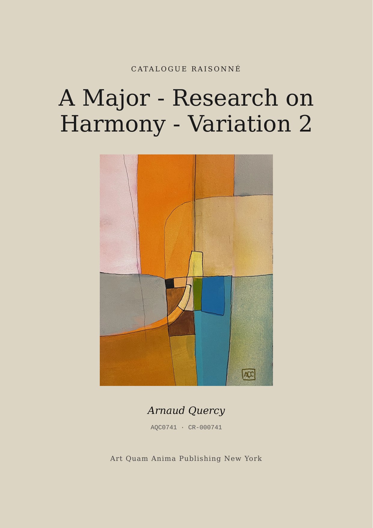 A Major - Research on Harmony - Variation 2