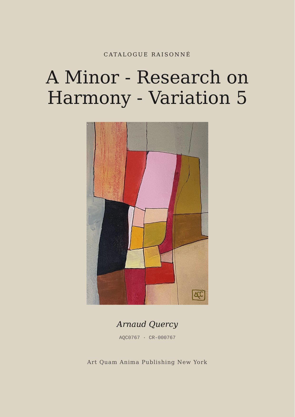 A Minor - Research on Harmony - Variation 5