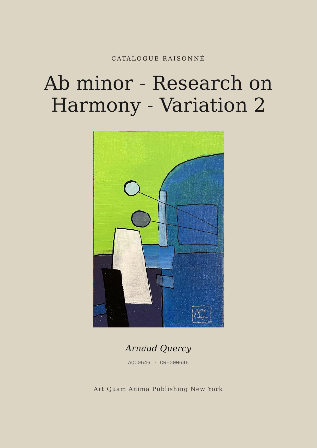 Ab minor - Research on Harmony - Variation 2