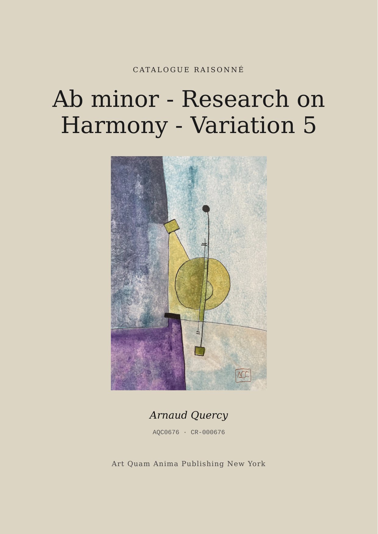 Ab minor - Research on Harmony - Variation 5