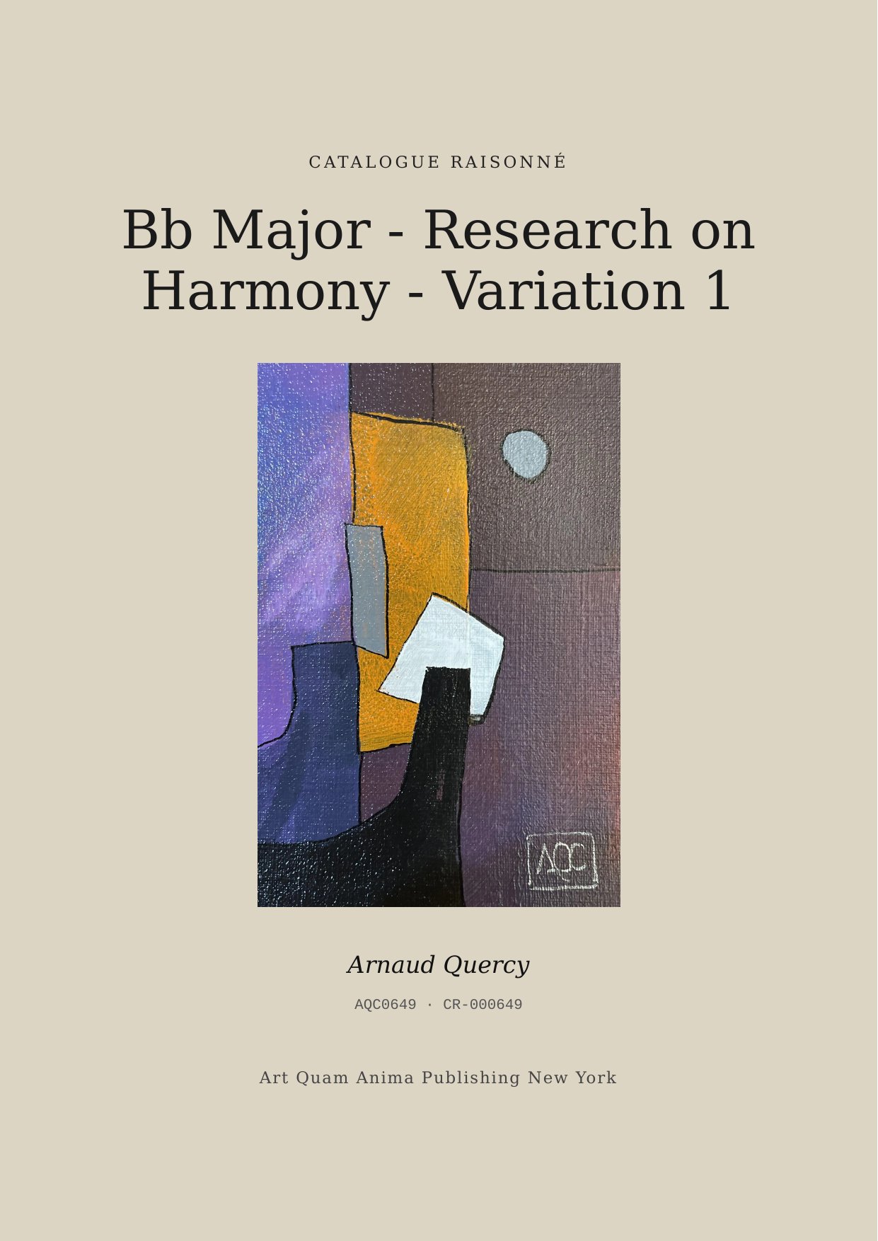 Bb Major - Research on Harmony - Variation 1