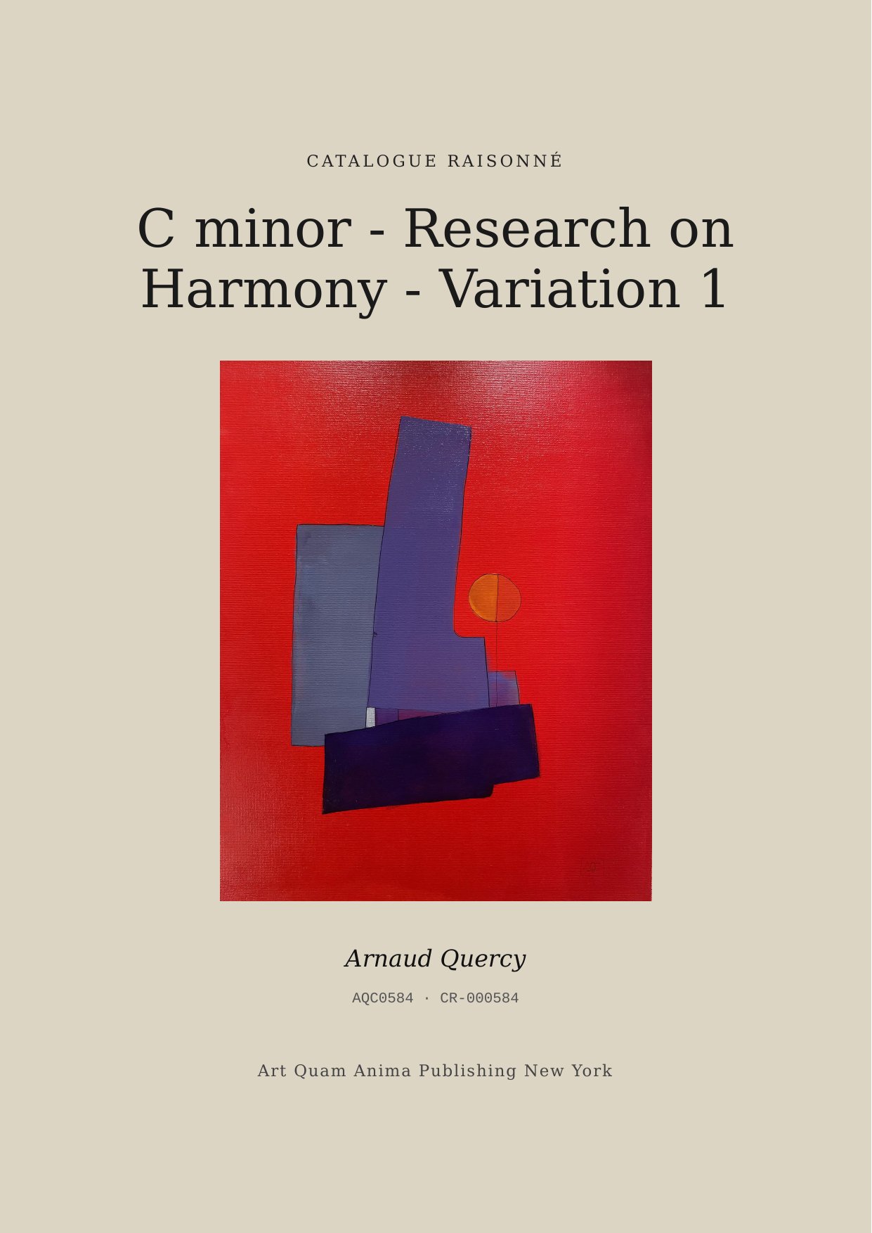 C minor - Research on Harmony - Variation 1