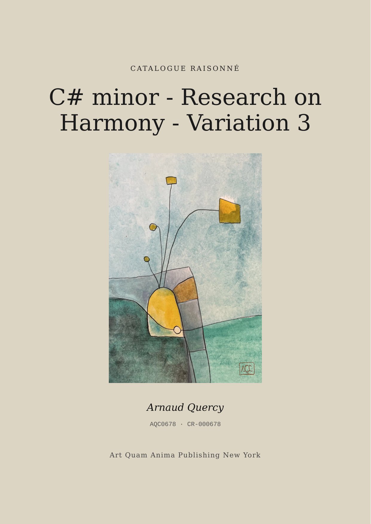 C# minor - Research on Harmony - Variation 3
