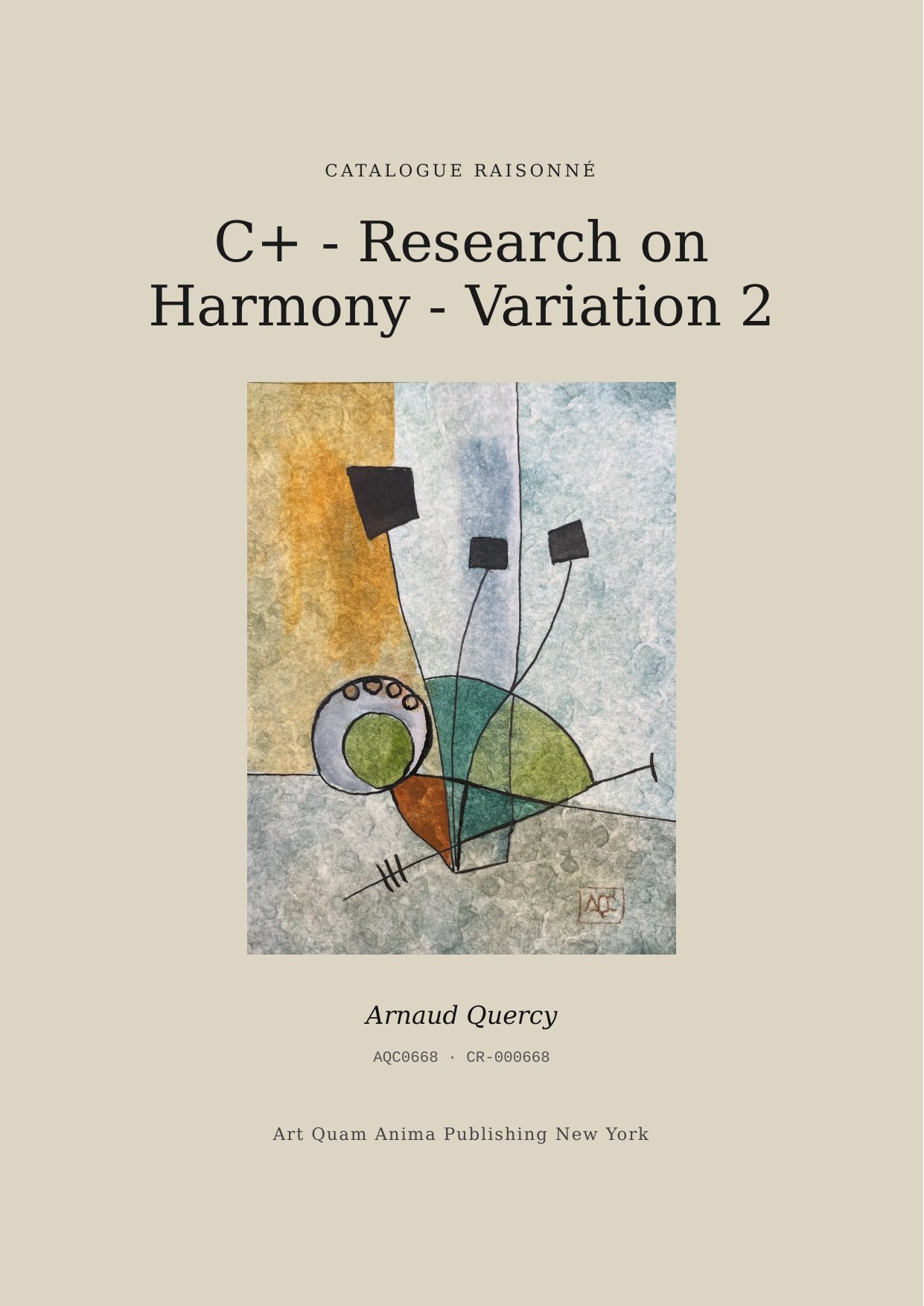 C+ - Research on Harmony - Variation 2