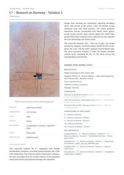C+ - Research on Harmony - Variation 3