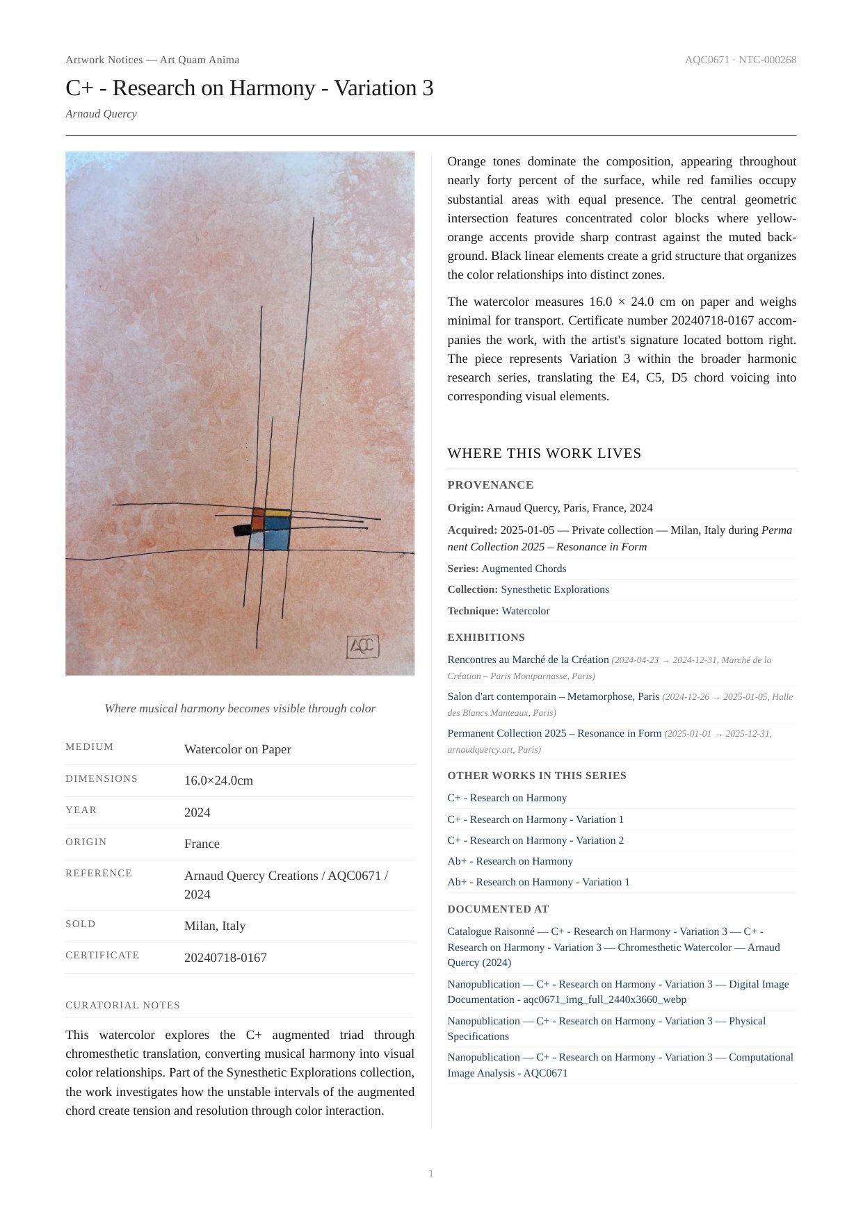 C+ - Research on Harmony - Variation 3