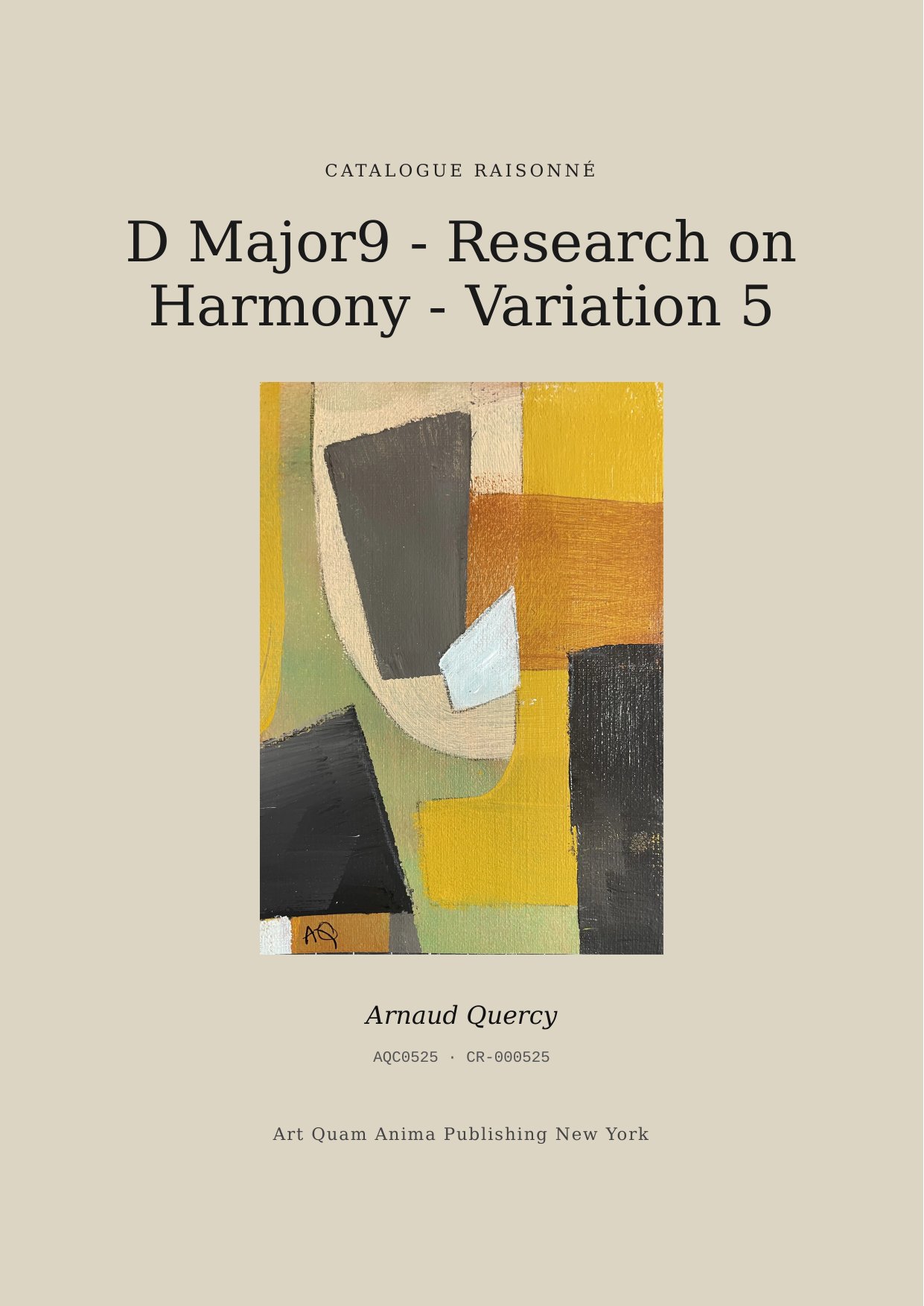 D Major9 - Research on Harmony - Variation 5