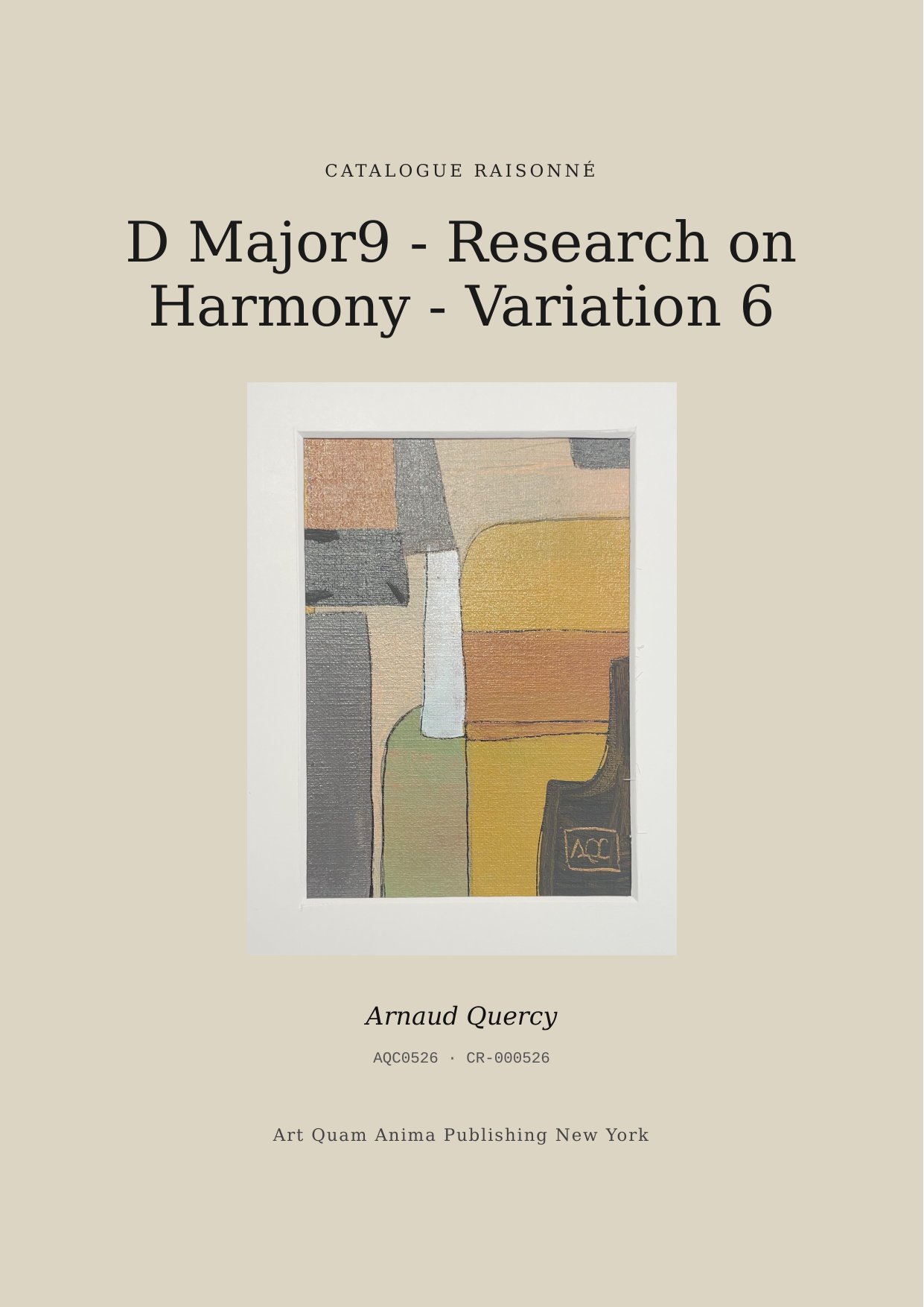 D Major9 - Research on Harmony - Variation 6