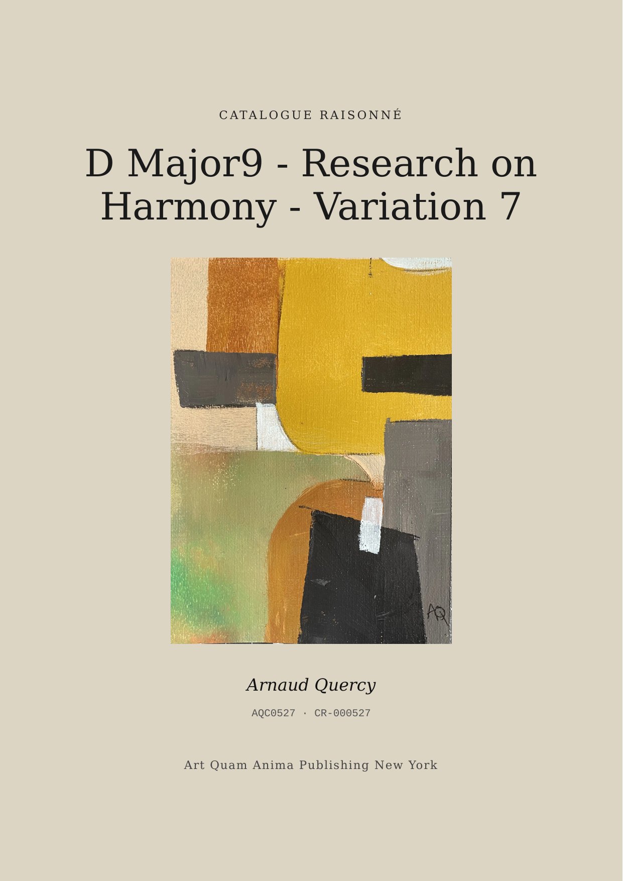 D Major9 - Research on Harmony - Variation 7