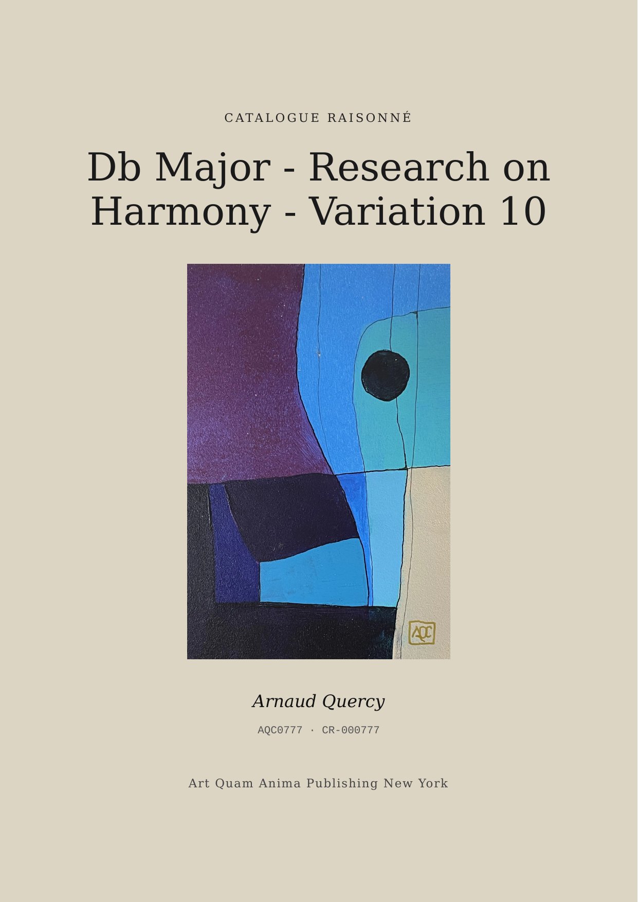 Db Major - Research on Harmony - Variation 10