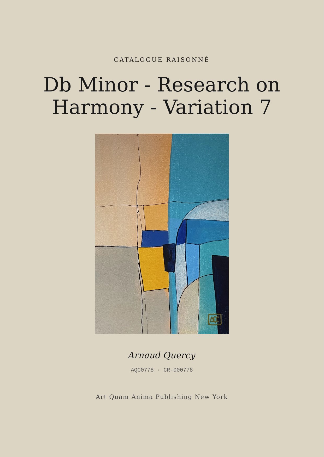 Db Minor - Research on Harmony - Variation 7