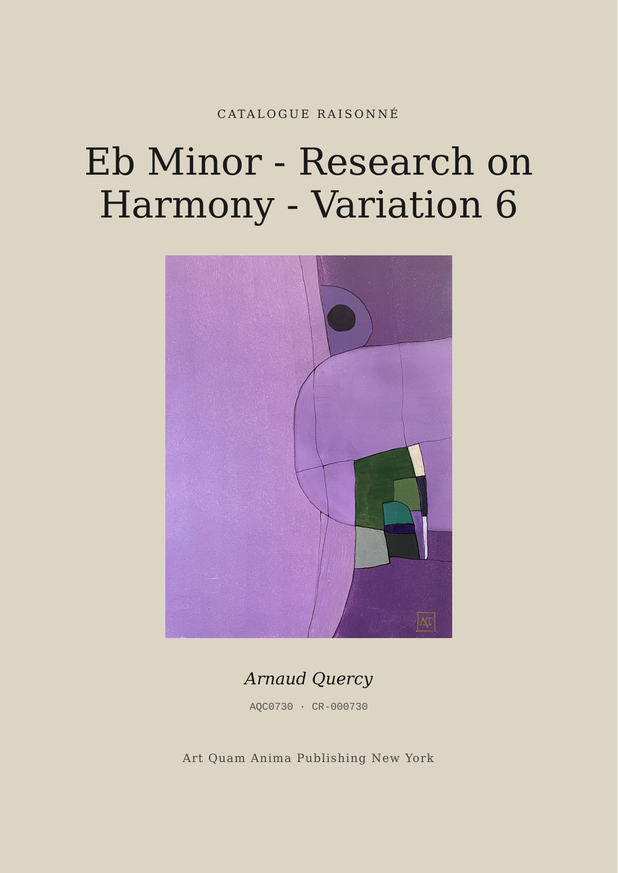 Eb Minor - Research on Harmony - Variation 6