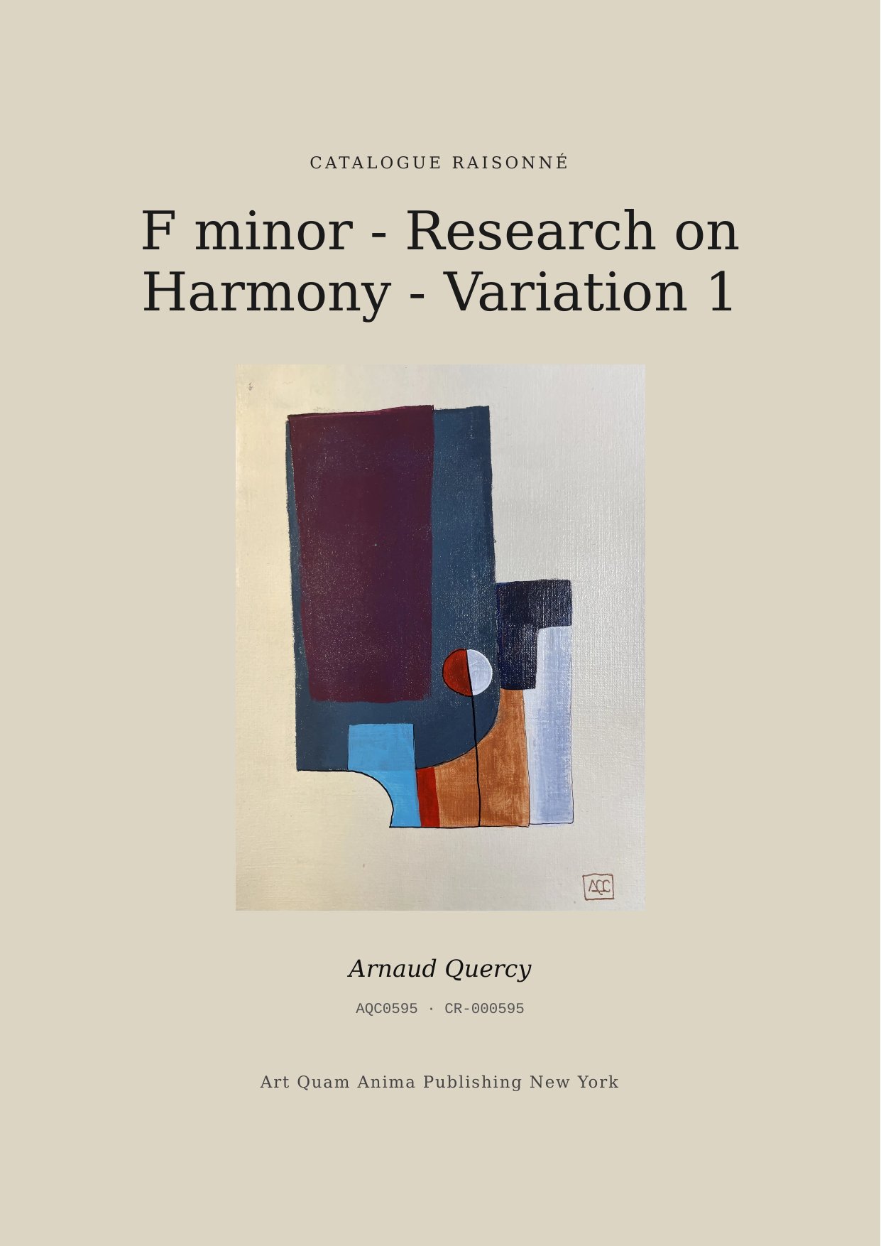F minor - Research on Harmony - Variation 1