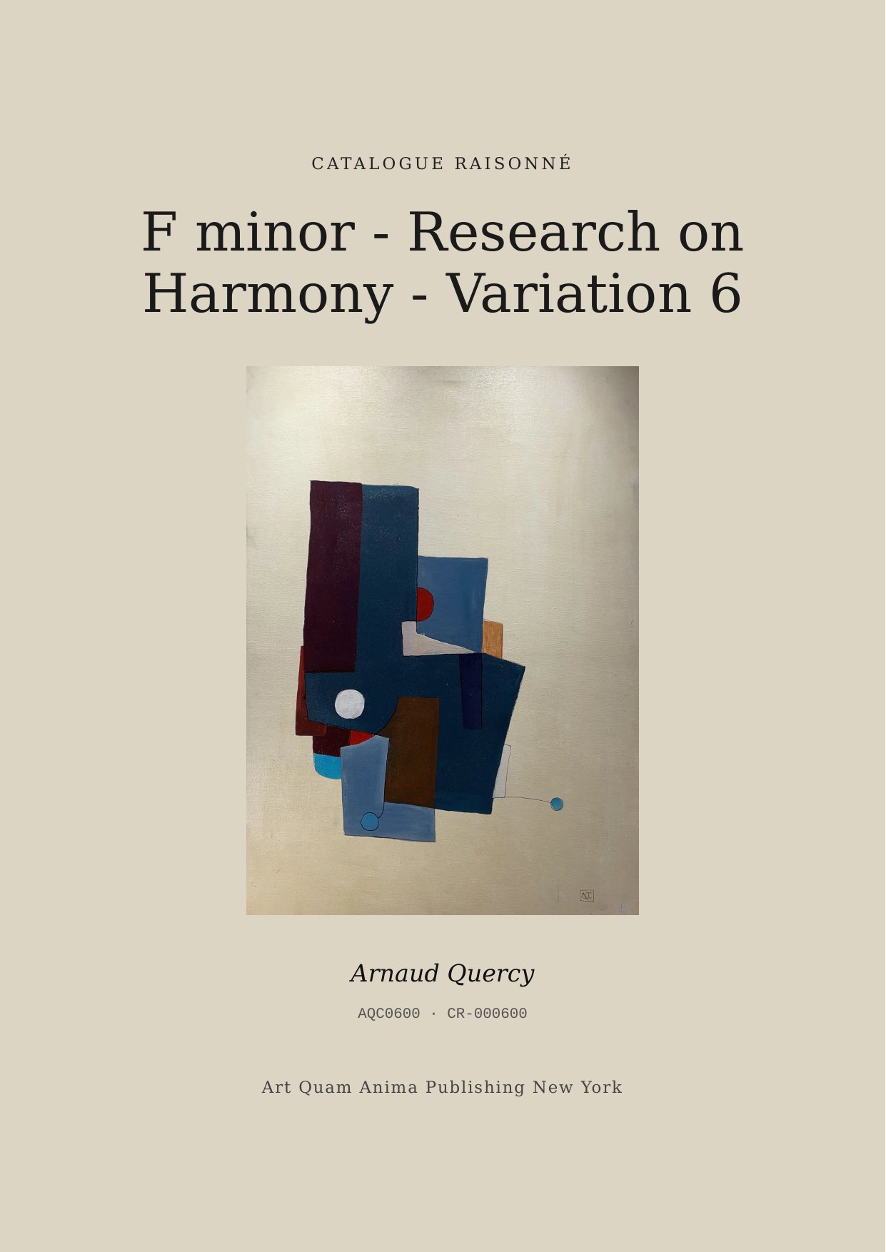 F minor - Research on Harmony - Variation 6