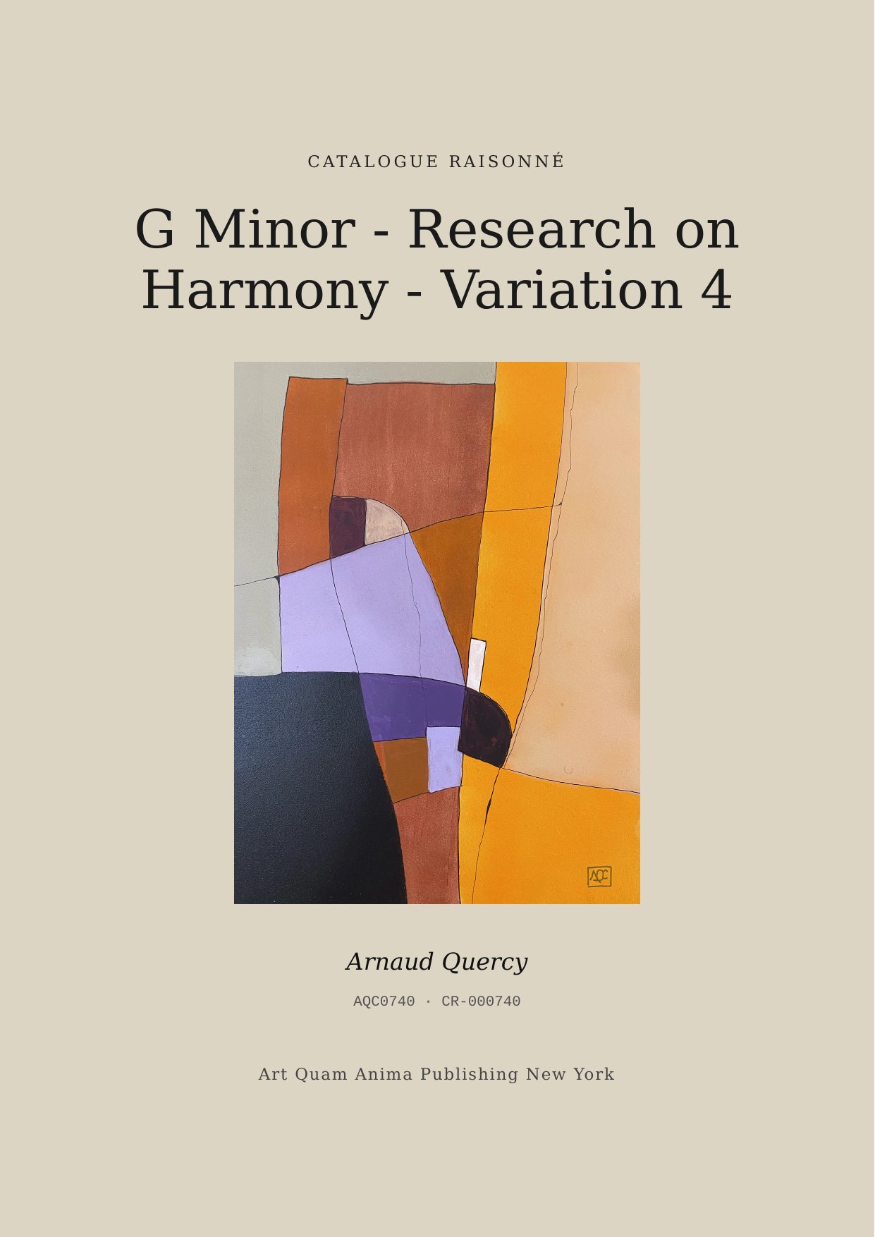 G Minor - Research on Harmony - Variation 4