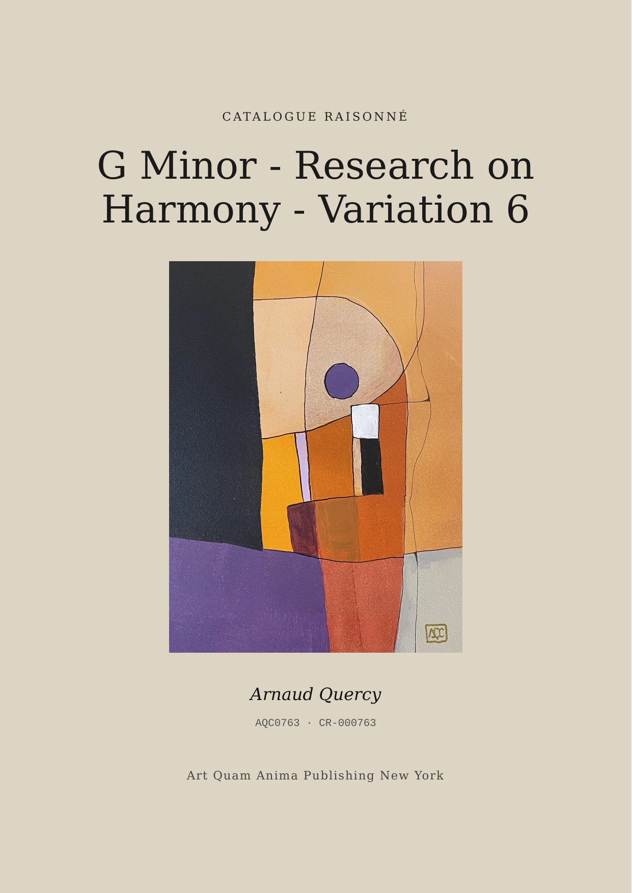 G Minor - Research on Harmony - Variation 6