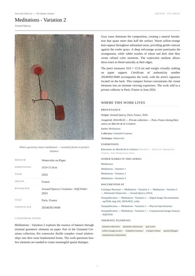 Meditations - Variation 2
