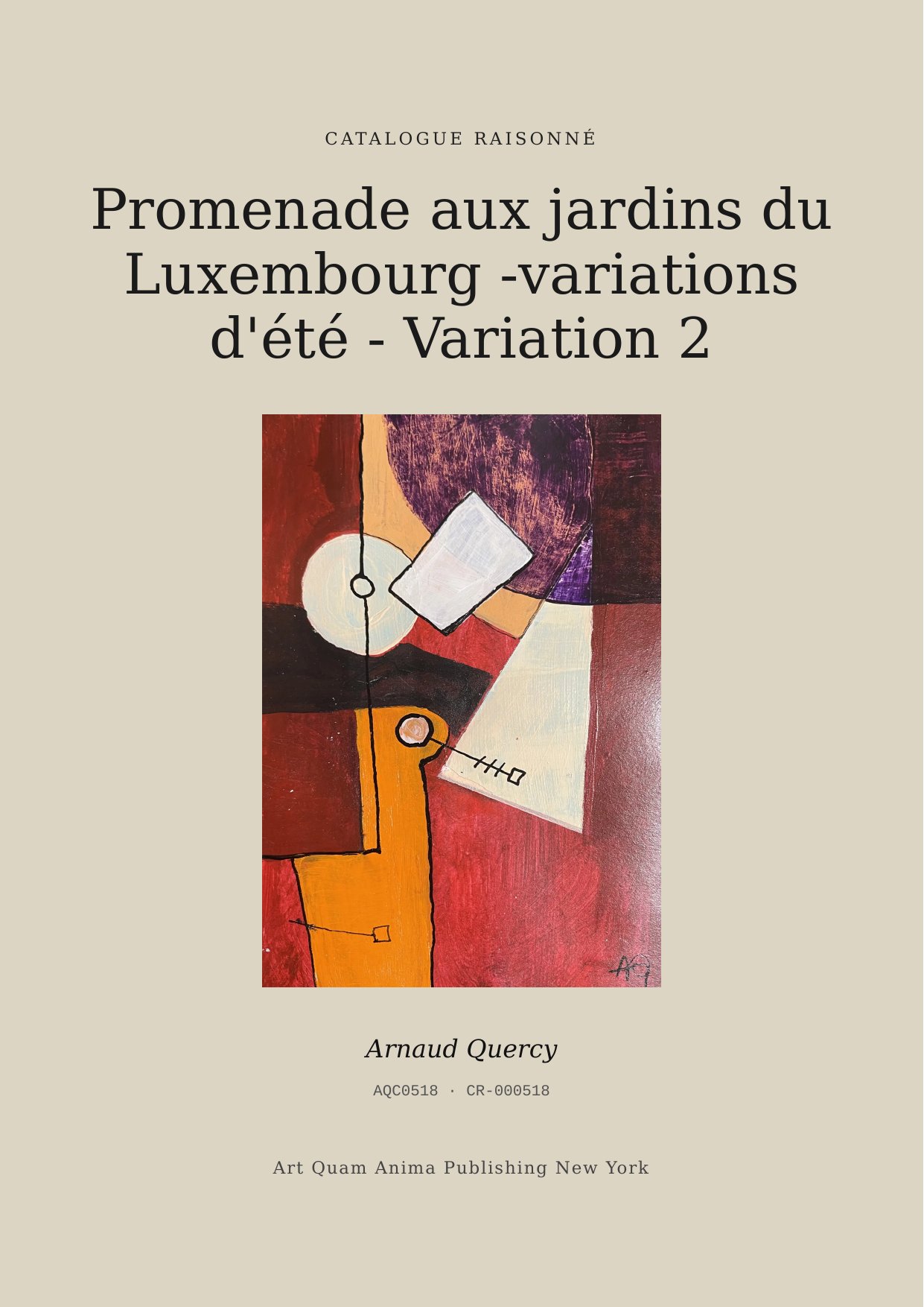 Promenade aux jardins du Luxembourg -variations d'été - Variation 2