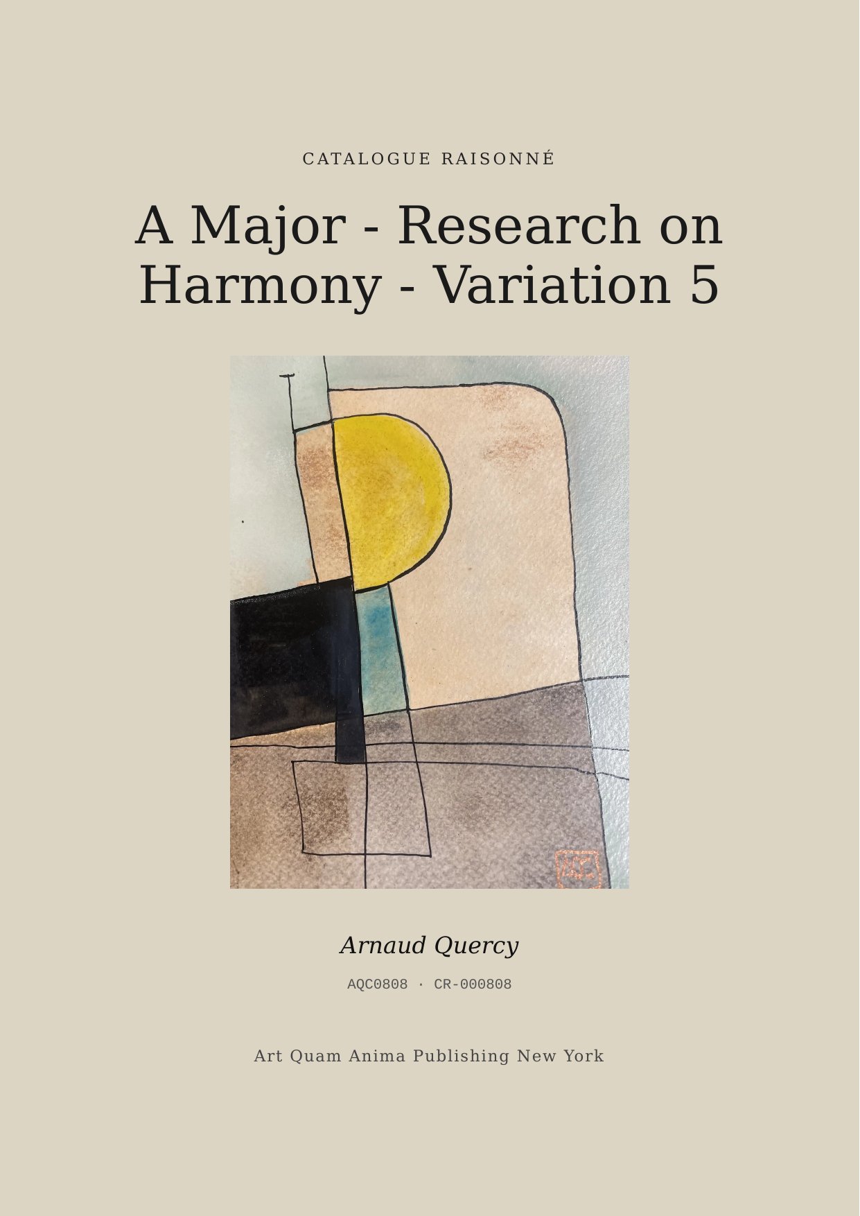 A Major - Research on Harmony - Variation 5