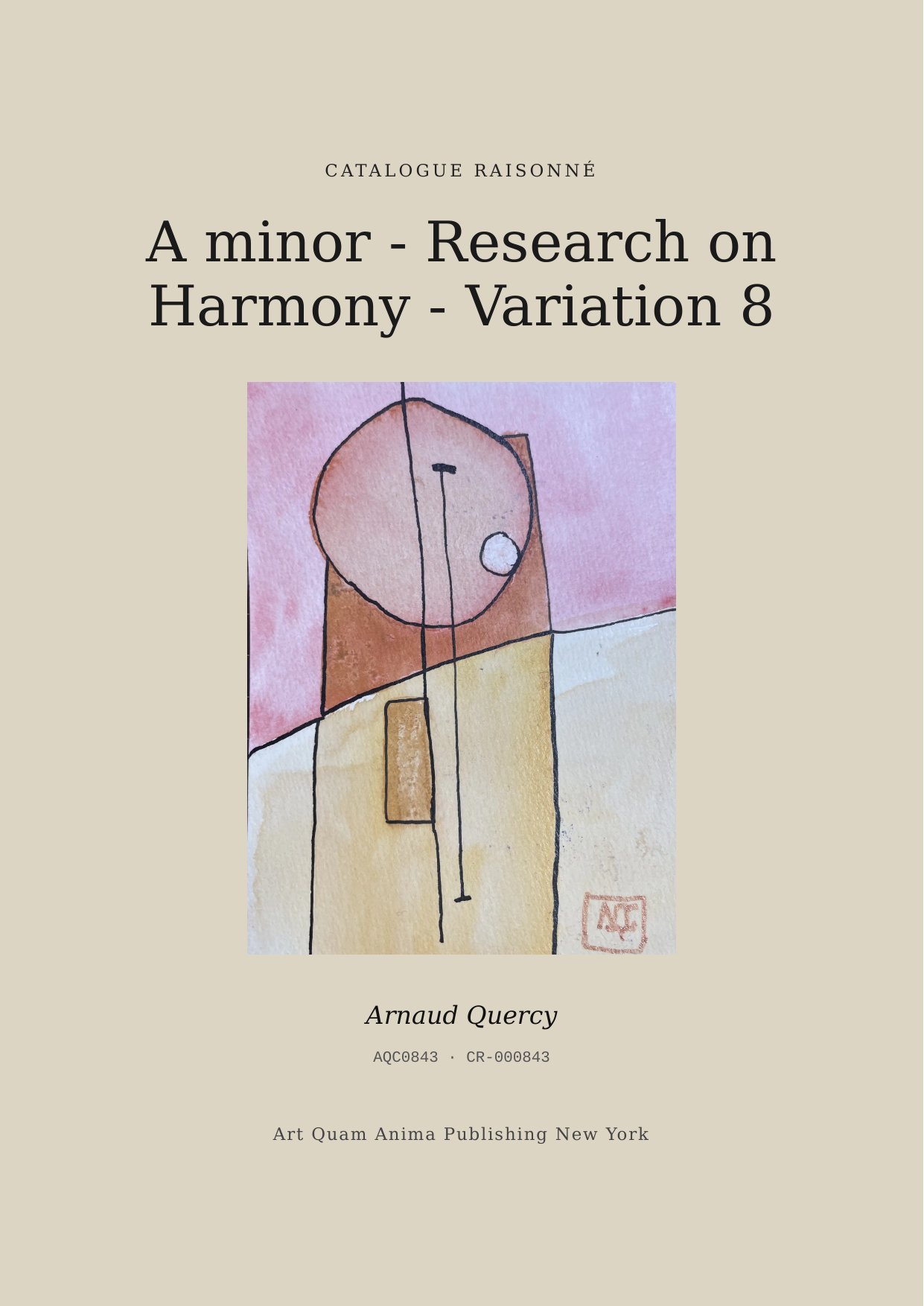 A minor - Research on Harmony - Variation 8